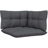 vidaXL Kutna vrtna sofa s jastucima bijela od masivne borovine | shoptok.hr