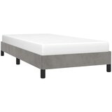  Okvir za krevet bez madraca svjetlosivi 80x200 cm baršunasti | shoptok.hr