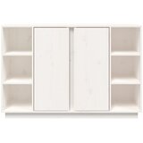  Komoda bijela 120 x 35 x 80 cm od masivne borovine | shoptok.hr