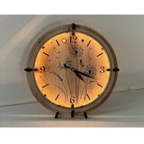 Li-Go 23688/DUB2 - LED sat sa senzorom pokreta LED/1xAA prečnika 32 cm hrast | Eponuda.com