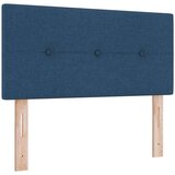 vidaXL Postelja s škatlo z vzmetnico modra 120x190 cm tkanina, (22082758) | Shoptok.si