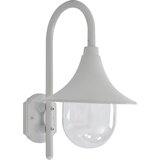  Vrtna zidna svjetiljka E27 42 cm aluminijska bijela | shoptok.hr