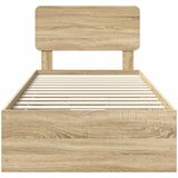  Krevetna konstrukcija s ladicama Sonoma hrast 75 x 190 cm | shoptok.hr