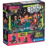 Clementoni Stranger Things Borba protiv čudovišta 180 komada puzzle s naljepnicom – Cijene