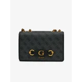 Guess Dark gray ladies patterned crossbody handbag Izzy - Women