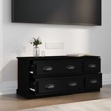 TV ormarić crni 100x35,5x45 cm od konstruiranog drva | shoptok.hr