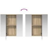  Kupaonski ormar s ogledalom Sonoma hrast 70 x 14,5 x 70 cm | shoptok.hr
