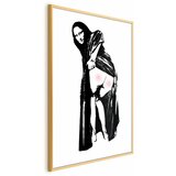  Plakat - Painful Sitting 29.7x42 Zlatni okvir | shoptok.hr