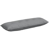 vidaXL Poglavni vzglavnik Svetlo siva 140 x 19 x 50 cm blago | Shoptok.si