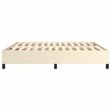  Okvir za krevet s oprugom krem 180x200 cm od umjetne kože | Eponuda.com
