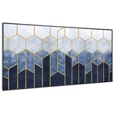 Klarstein wonderwall air art smart, infracrveni grijač, plava linija, 120 x 60 cm, 700 w Cijene