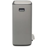 Brabantia Koš za odpadke s pedalom Bo, 2 x 30L - Mineral Concrete Grey | Shoptok.si