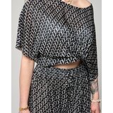 Resti Black women's patterned pleated set - Clothing | Shoptok.si