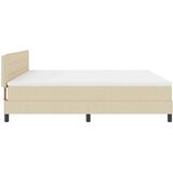  s opruga kutije s jastukom Krema 200 x 200 cm tkanina | shoptok.hr