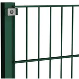  Ogradni panel sa stupovima od željeza 1730x80 cm zeleni - 1 1730 cm 80 cm | shoptok.hr
