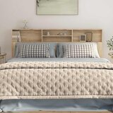  Uzglavlje s ormarićem boja hrasta sonome 200 x 19 x 103,5 cm | Eponuda.com