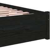  Za krevet masivno drvo crni 90 x 190 cm 3FT jednokrevetni | shoptok.hr
