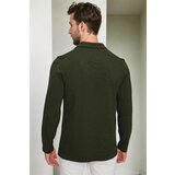 Dewberry 86813 Polo Neck Long Sleeve Knitwear-Khaki | shoptok.hr