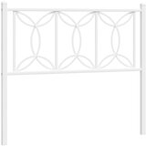 vidaXL Metalno uzglavlje bijelo 100 cm | shoptok.hr