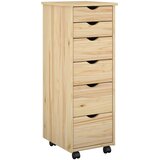  Mobilni ormar Smeđa 34 x 39 x 93,5 cm Čvrsto borovo drvo | Eponuda.com