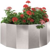  Cvetlično korito srebrna 90 x 45 x 35 cm Nerjaveče jeklo, (5000207608) | Shoptok.si