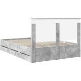  Okvir za krevet s ladicama Betonski sivi 135 x 190 cm | shoptok.hr