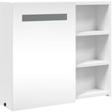  Kupaonski ormarić s ogledalom i LED svjetlom bijeli 60x13x52 cm | shoptok.hr