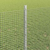 Zavarena žičana ograda s postom 50 x 0,8 m Srebrna Mreža | shoptok.hr