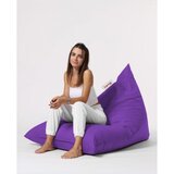 Atelier Del Sofa lazy bag Pyramid Big Bed Pouf Purple | Eponuda.com