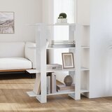 The Living Store Knjižna omara/pregrada bela 100x30x123,5 cm - Knjižna Omara, (21437257) | Shoptok.si