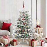  Umjetno božićno drvce s nogom Bijelo 150 cm PE i PVC | shoptok.hr