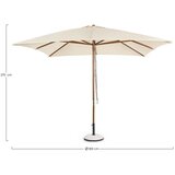 BIZZOTTO Bež suncobran ø 300 cm Syros – | shoptok.hr