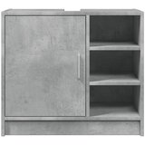 Ormarić za umivaonik boja betona 63x29x55 cm konstruirano drvo | shoptok.hr