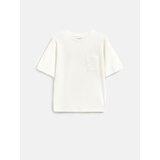 Reserved Pamučna majica - krem | shoptok.hr