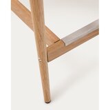 Kave Home Barska stolica od punog hrasta u prirodnoj boji (visine sjedala 70 cm) Analy – | shoptok.hr