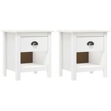 Noćni ormarići Hill 2 kom 46 x 35 x 49,5 cm od masivne borovine | shoptok.hr