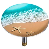Wenko ukrasni čep za kadu (plaža, promjer: 7,5 cm)