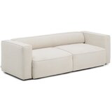 Kave Home Bež raztegljiva sedežna garnitura iz šenilje 236 cm Marela – | Shoptok.si