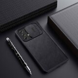 Nillkin preklopna torbica QIN Pro z zaščito kamere za Samsung Galaxy A54 - črna | Shoptok.si