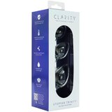 Clarity Utopian Trinity - set staklenih analnih čepića (prozirno) | shoptok.hr