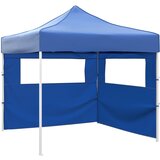 Sklopivi &amp;scaron;ator s 2 zida 3 x 3 m plavi Slike