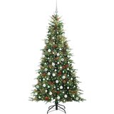 vidaXL Umjetno božićno drvce s nogom s stalakom Zelena 180 cm PE i PVC | shoptok.hr