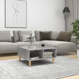 Furnova Klubska mizica betonsko siva 60x60x30 cm iverna plošča, (21915273) Cene