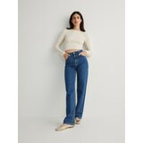 Reserved - Bluza od viskoze - boja kože | shoptok.hr
