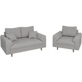 Ropez Svijetlo siva sofa od samta 150 cm Ariella – | shoptok.hr