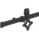 Pribor za klizna vrata 213,5 cm čelični crni | Eponuda.com