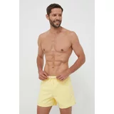 Abercrombie & Fitch Kopalne kratke hlače rumena barva