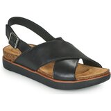 Clarks Sandali & Odprti čevlji ELAYNE CROSS Črna | Shoptok.si