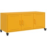 Furnova TV omarica gorčično rumena 100,5x39x43,5 cm jeklo, (21923292) | Shoptok.si