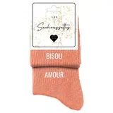 Nogavice Bisou-amour Oranžna
